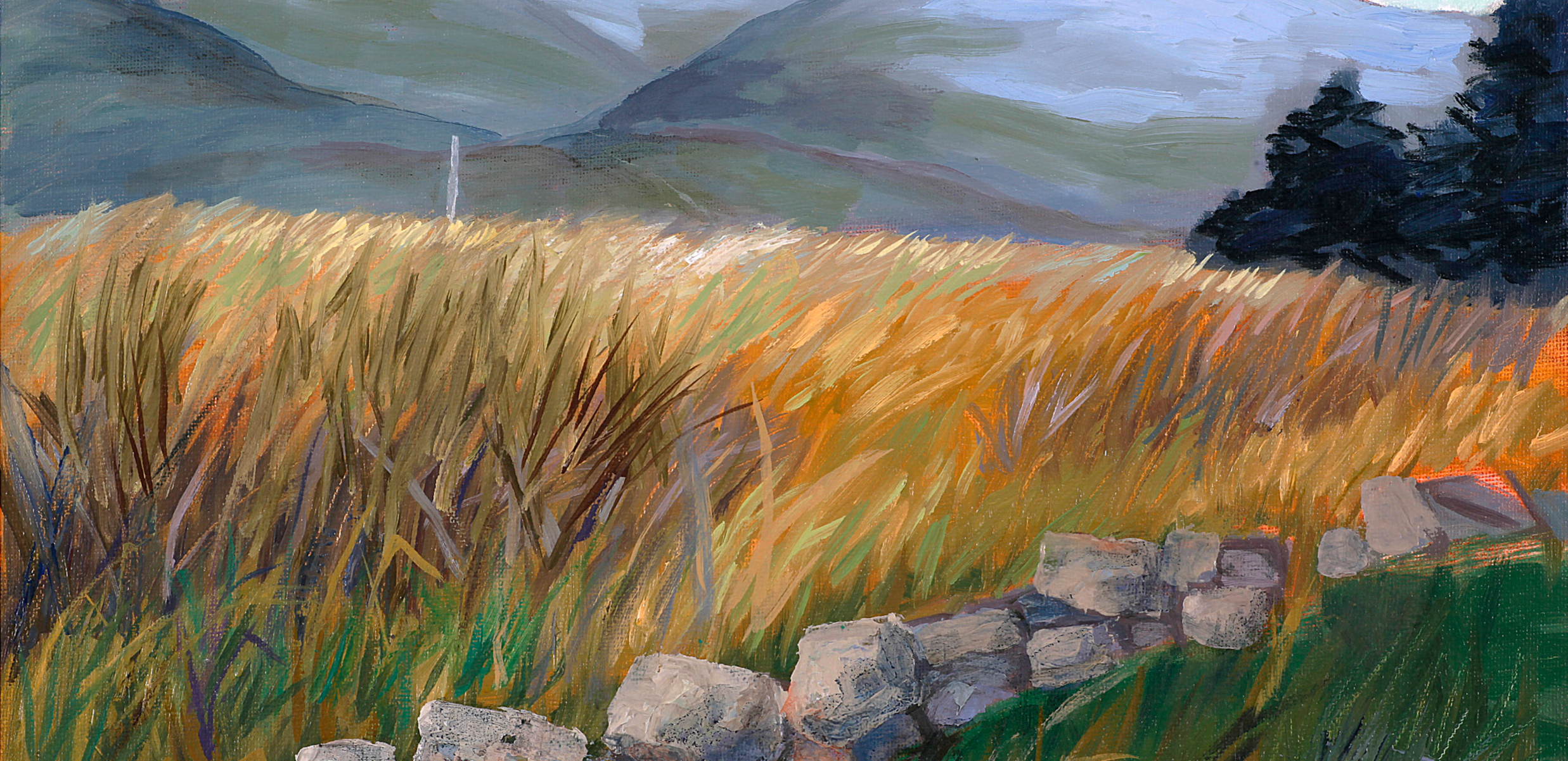 Meadow, oil on canvas