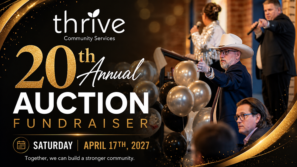 Thrives' 20th Annual Auction