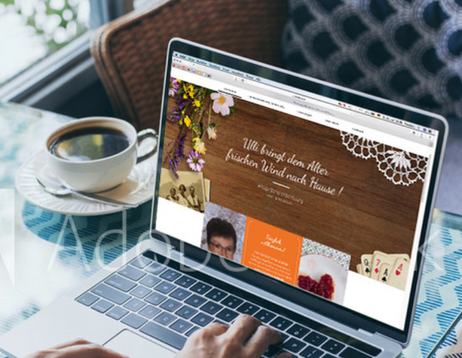 Website  _  Ulli Scherzer; Seniorenbetreuung