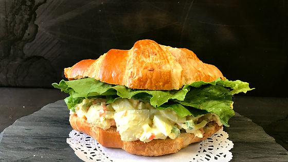 Egg Salad on Croissant