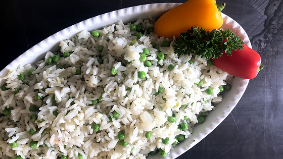 Ginger Jasmine Rice & Peas