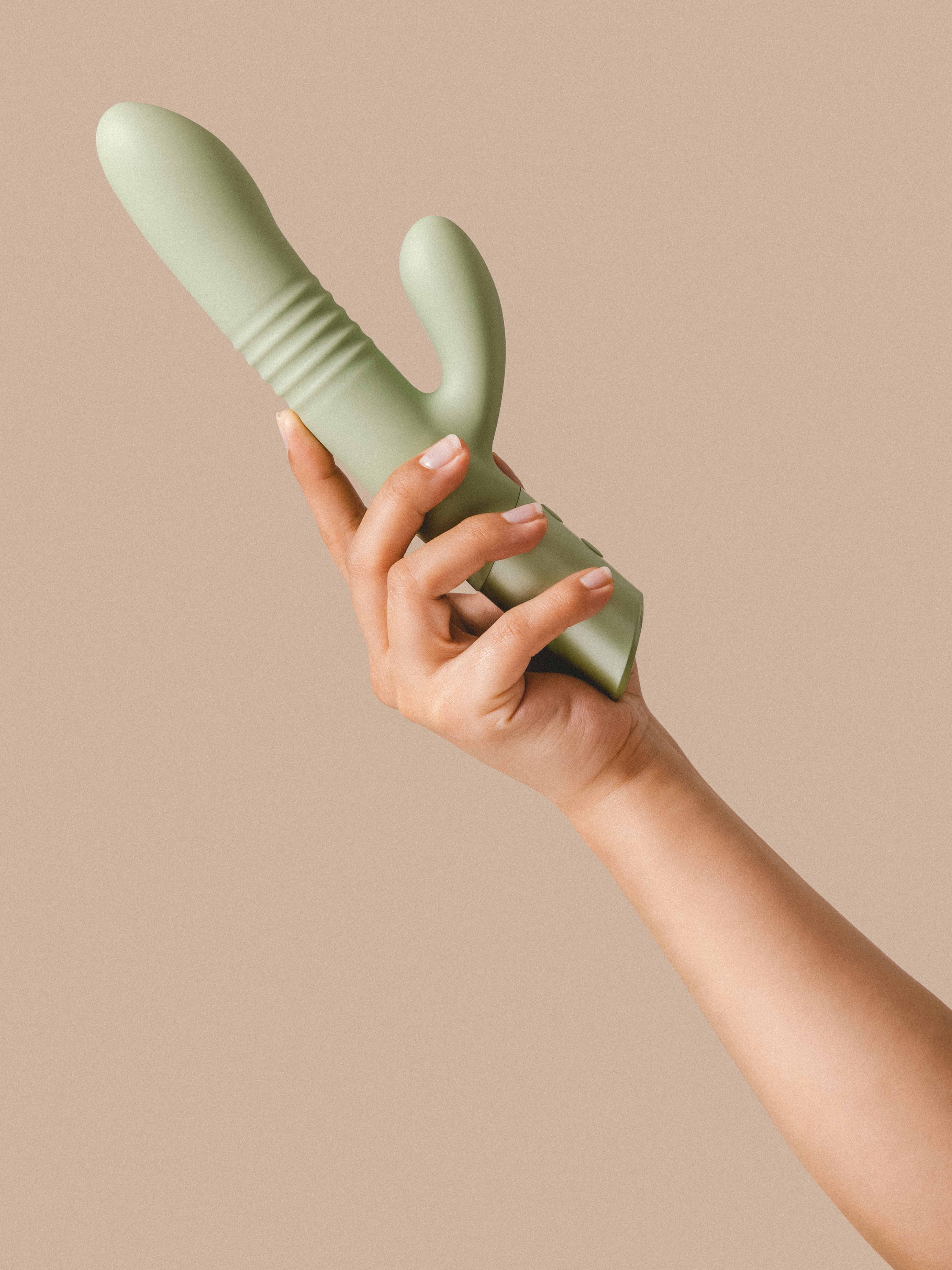 TNLC YARROW, Thrusting Rabbit Vibrating Dildo