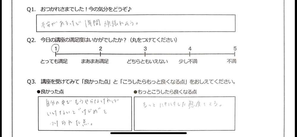 けじめをつけられた