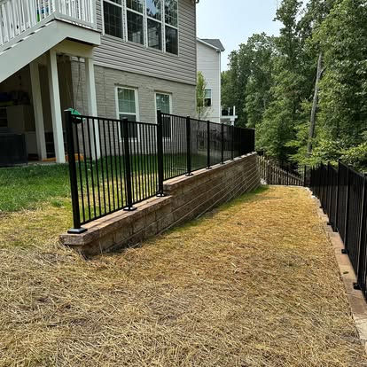 Black Cast Iron Fence