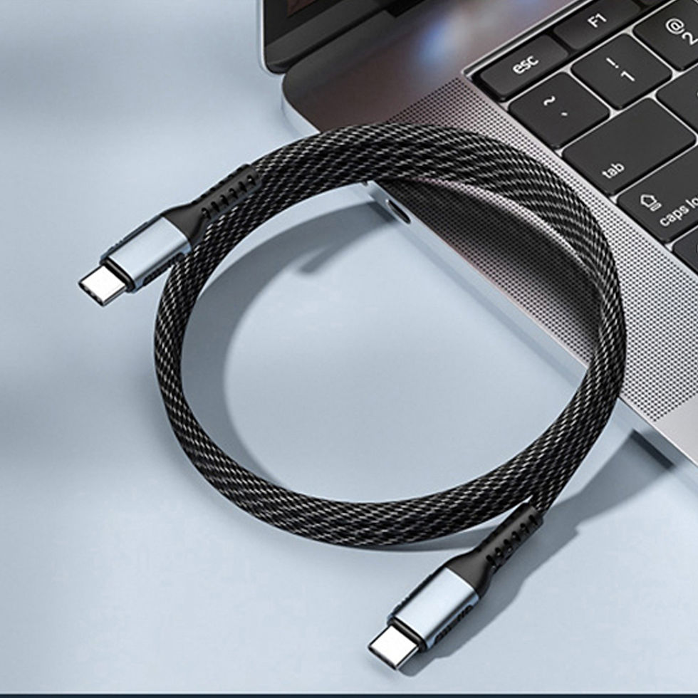 Miniatura: Cabo de carregamento USB-C ultra rápido PD 240W, cabo tipo C de 100W