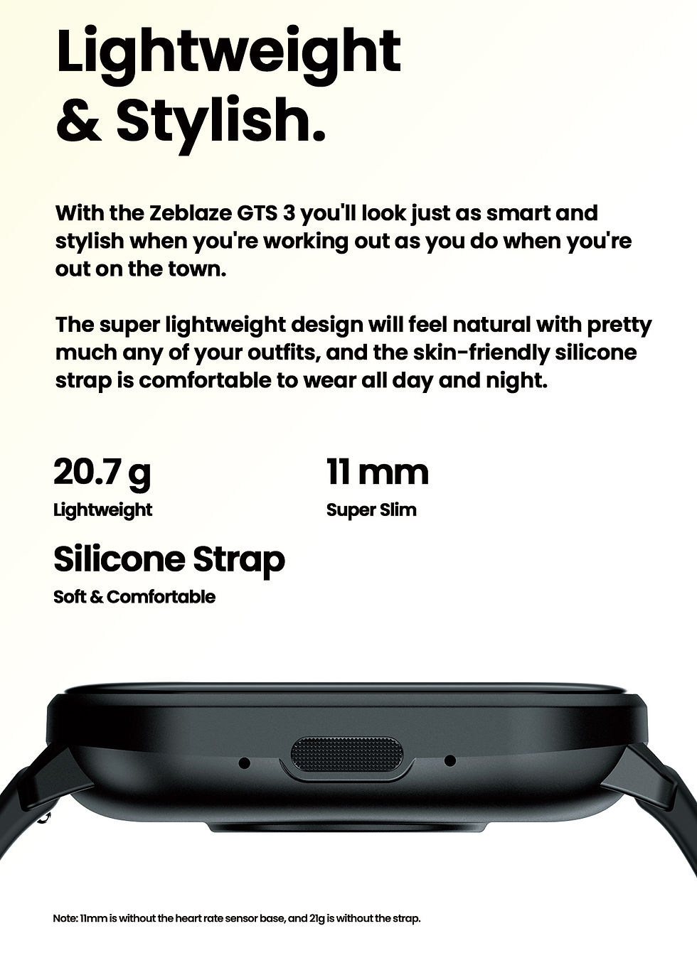 Miniatura: New Zeblaze GTS 3 Voice Calling Smart Watch Ultra-big 2.03'' HD Screen 24H Healt