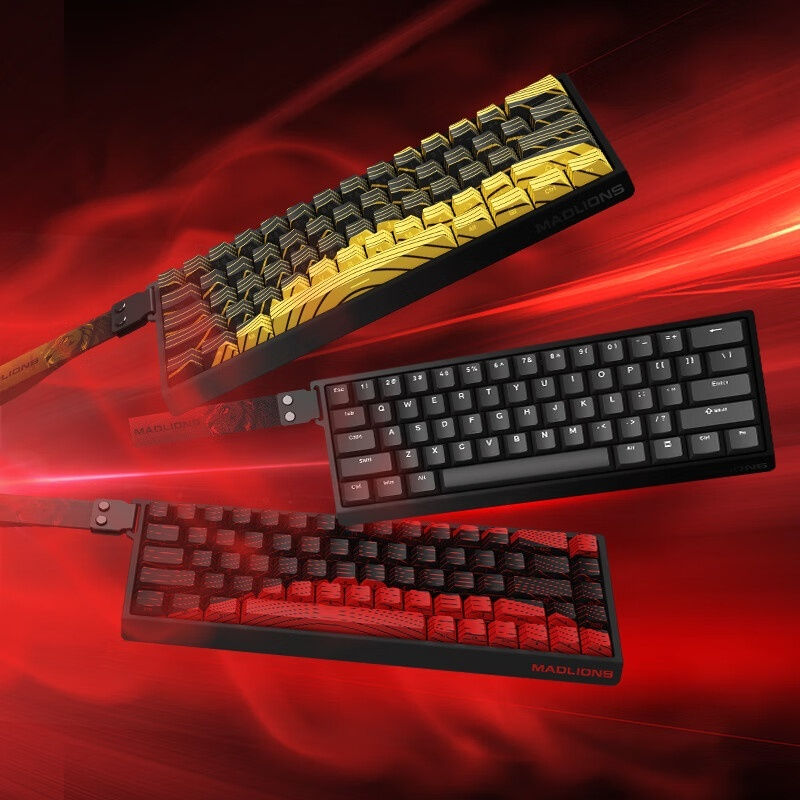 Miniatura: Madcatz Mad60 Mad68 HE 8k Mechanical Keyboard Magnetic Switch Wired 60% 68% Gami