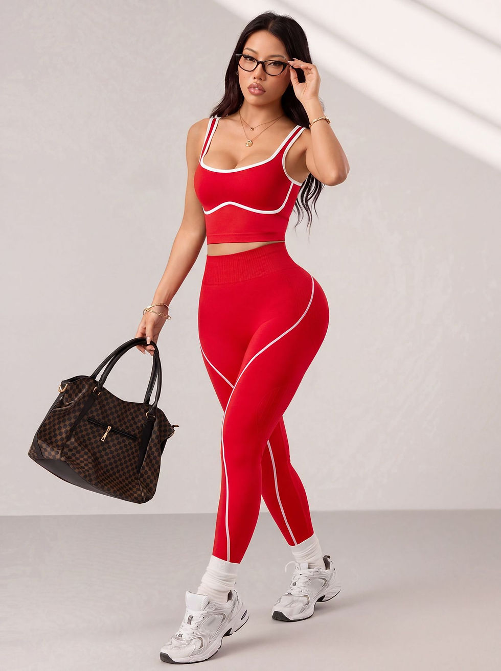 Thumbnail: Seamless yoga workout suit