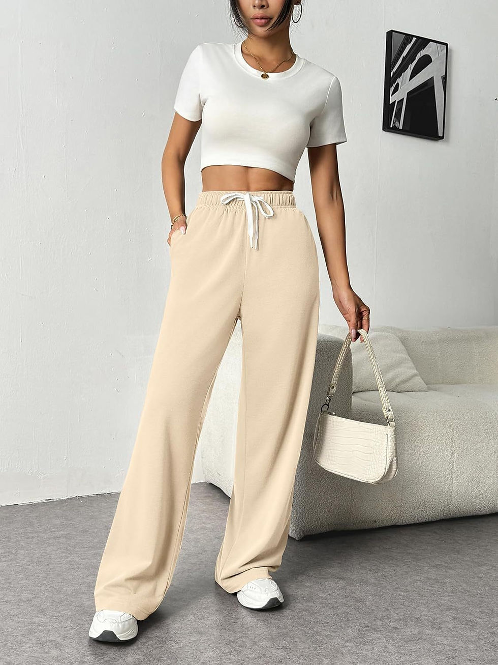 Thumbnail: Women's wide-leg workout pants
