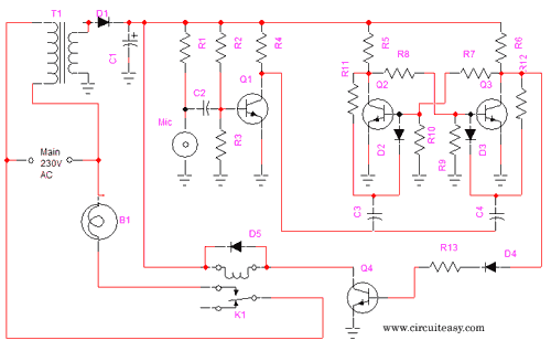 Clap Switch Circuit Diagram