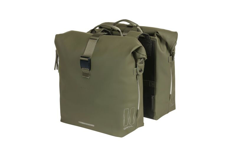Miniatura: BASIL SOHO TORBA DOUBLE BAG NORDLICHT, 41L, moss green