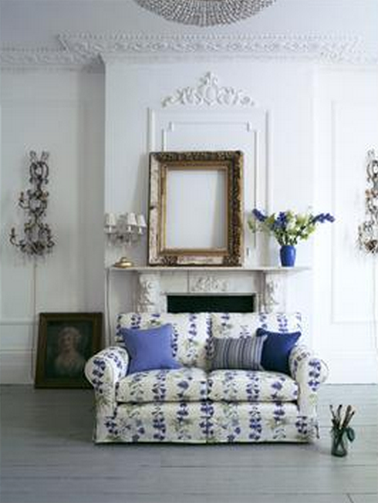 Multi-York sofa in Blue Delphinium