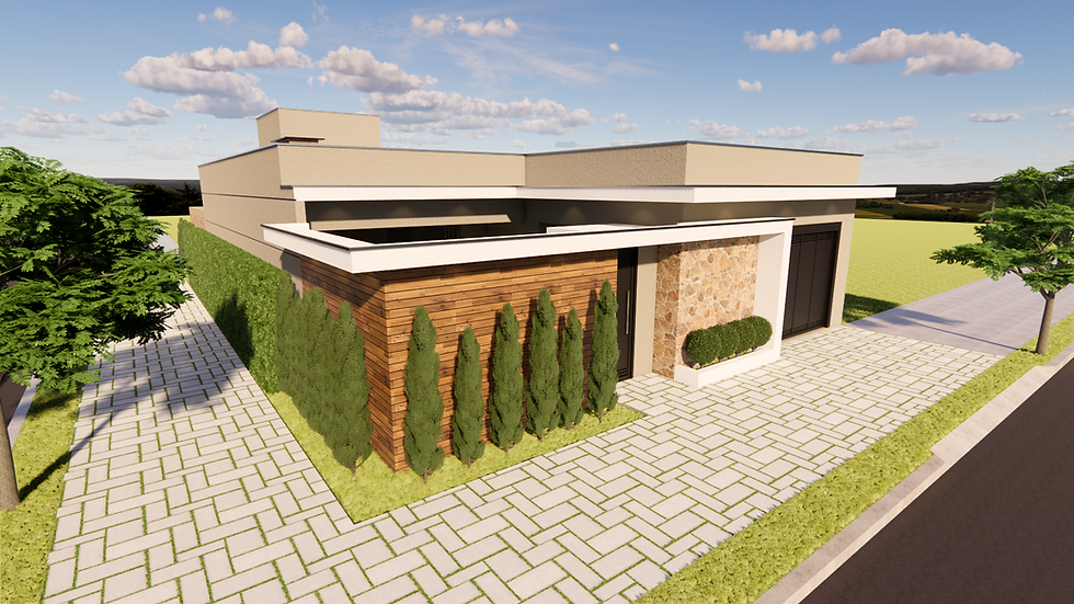 Thumbnail: CORNER HOUSE PROJECT WITH 3 BEDROOMS - LAND 11.50X22m - REF. 2030L24
