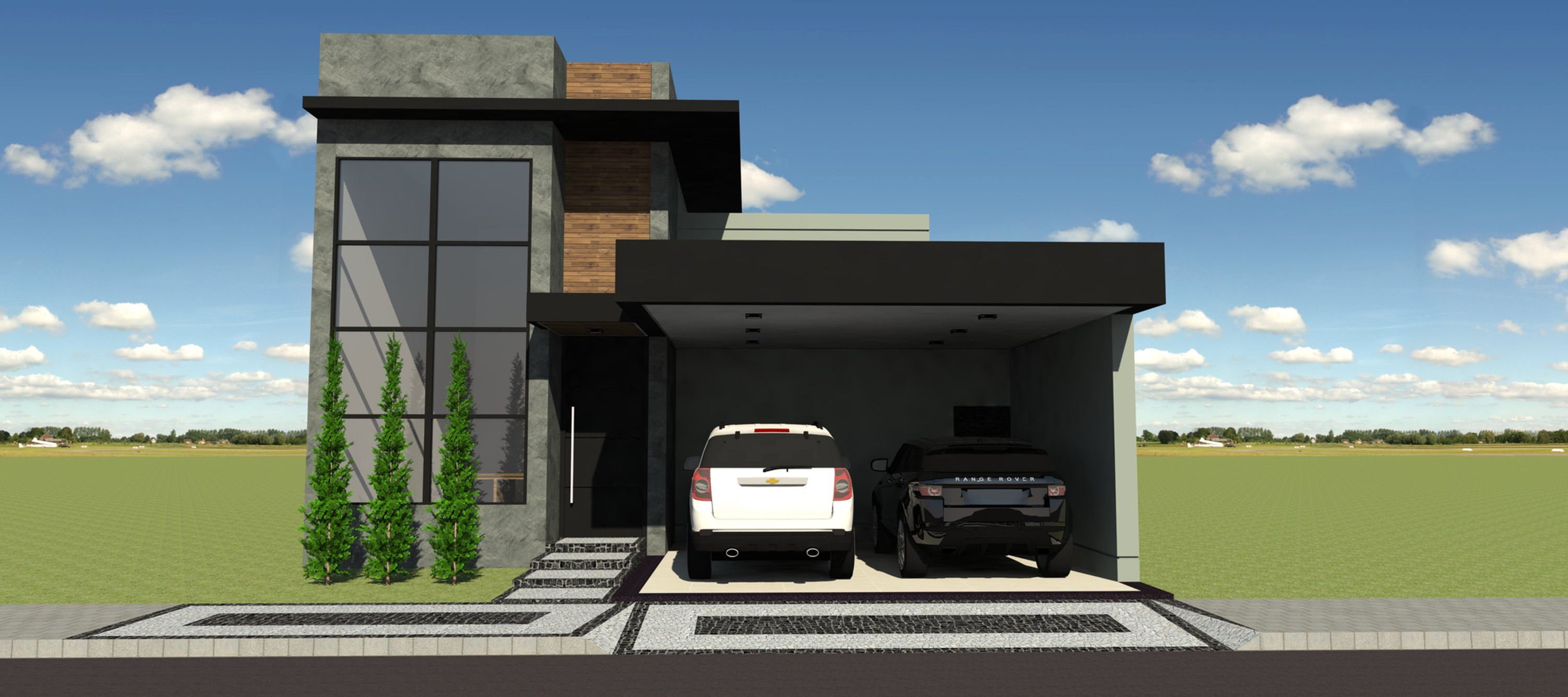 PLANTA DE CASA TERRENO 10 x 20 - REF.1020