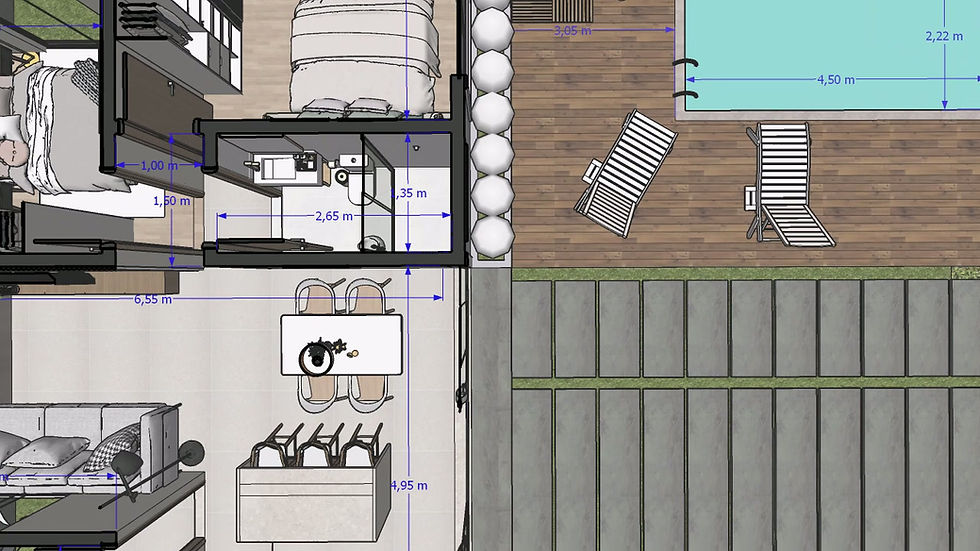Thumbnail: EDÍCULA DE 2 QUARTOS - TERRENO 10X15m REF. 03E26