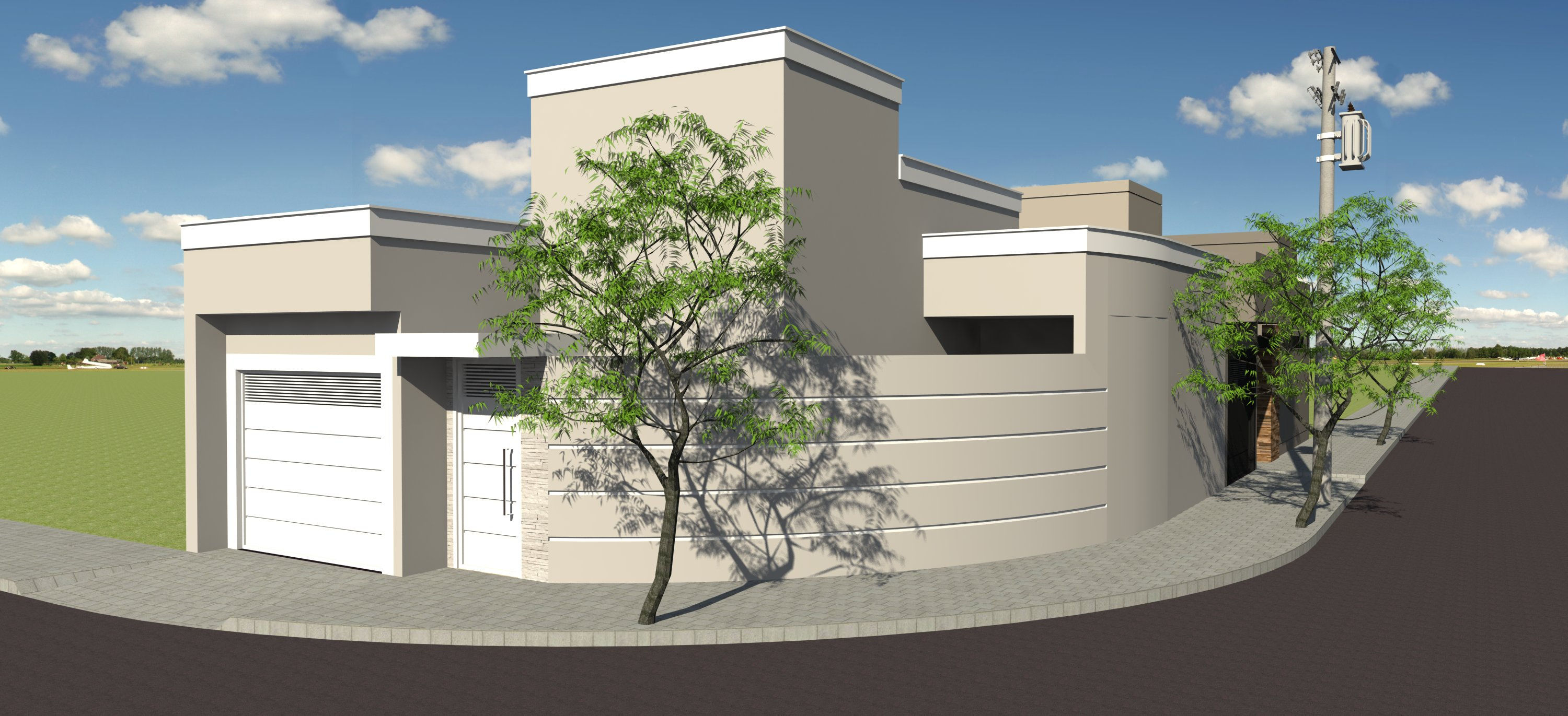 CASA MEIO TERRENO DE ESQUINA - REF.5758