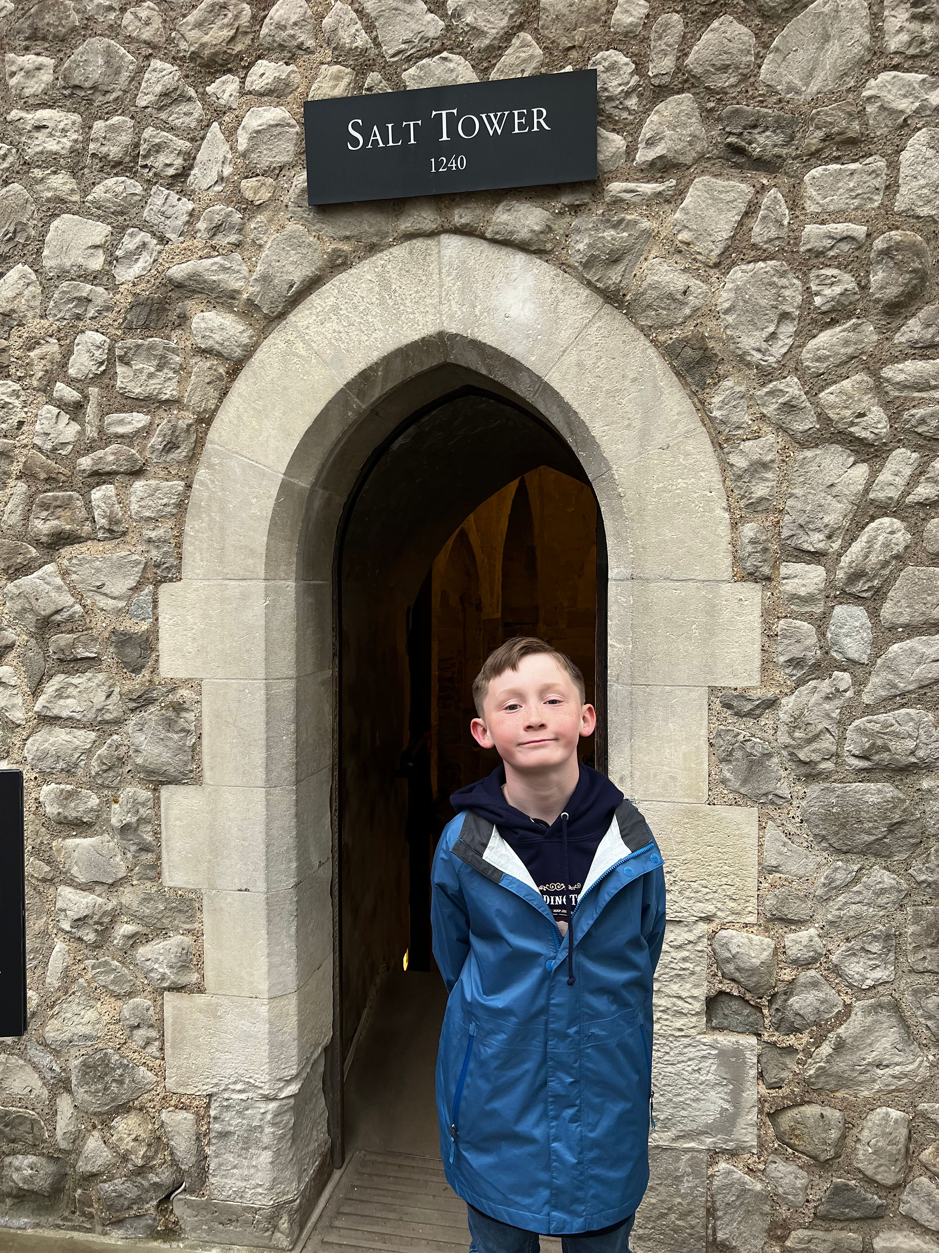On the Tower walls