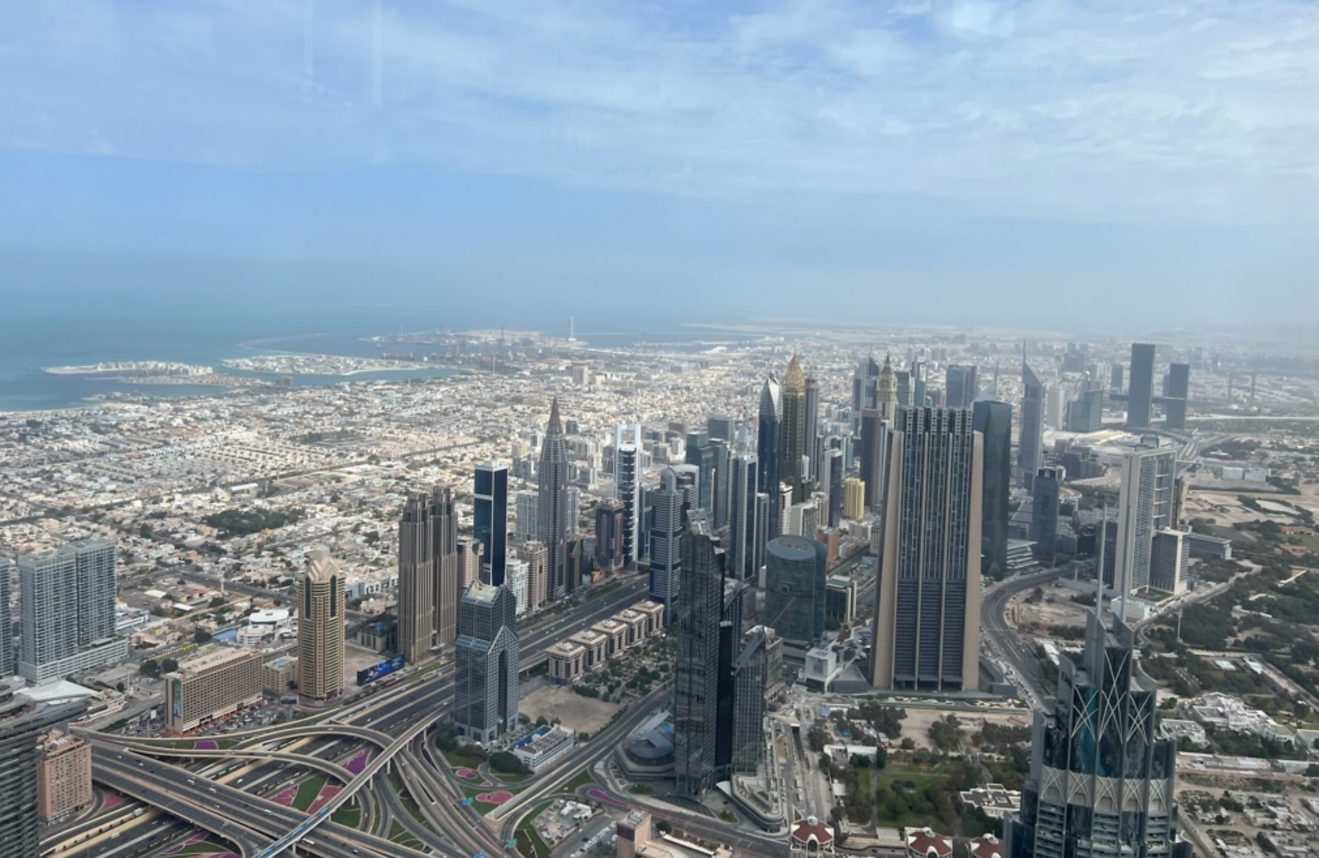 View from the Burj Khalifa