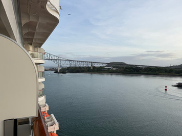 Approaching the Bridge of the Americas