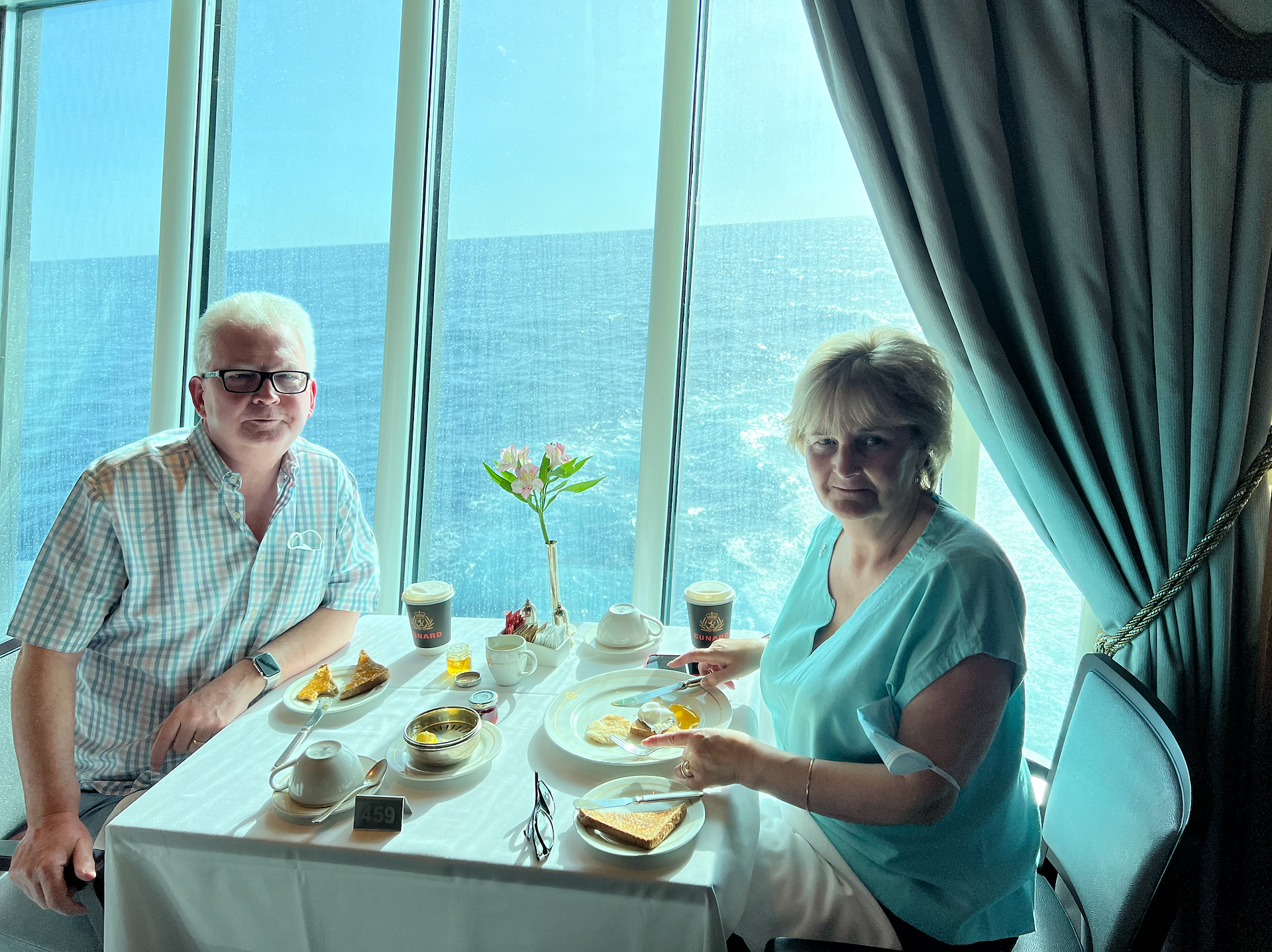 Breakfast with a view!