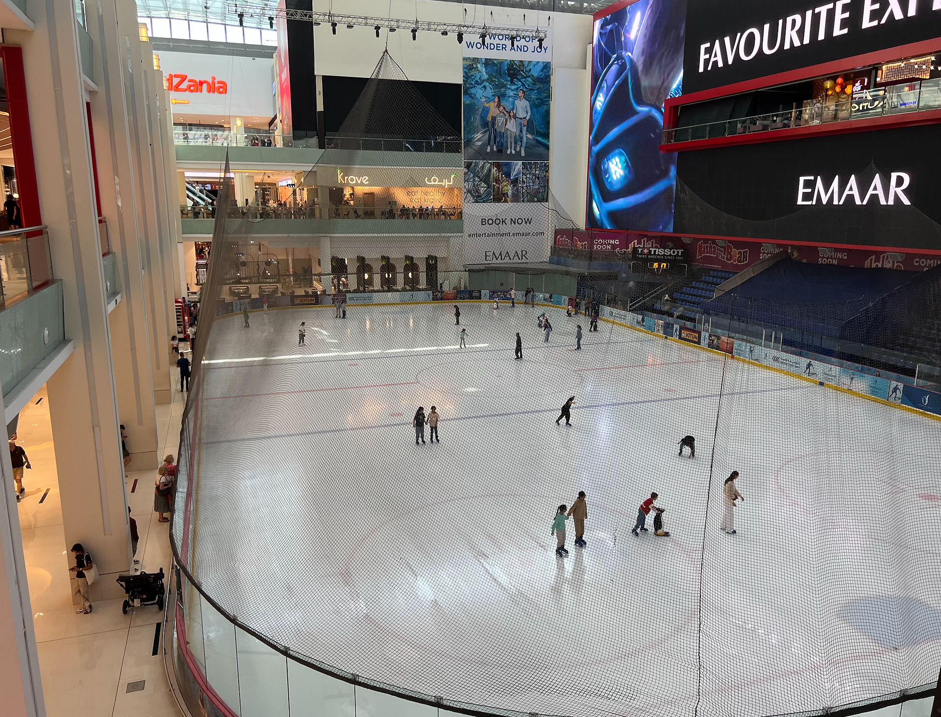 Ice area, Dubai Mall