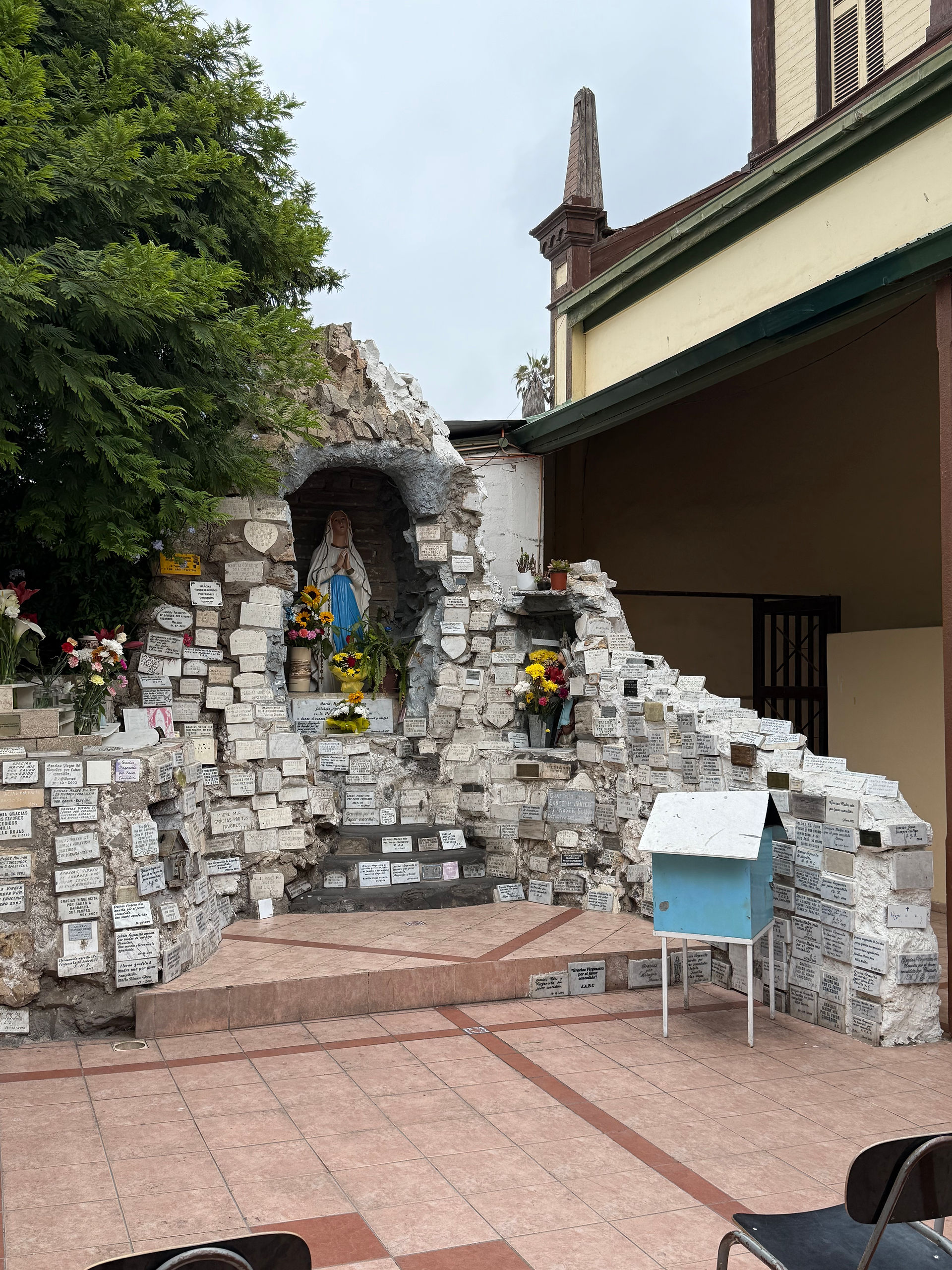 Grotto at the church of San Pedro
