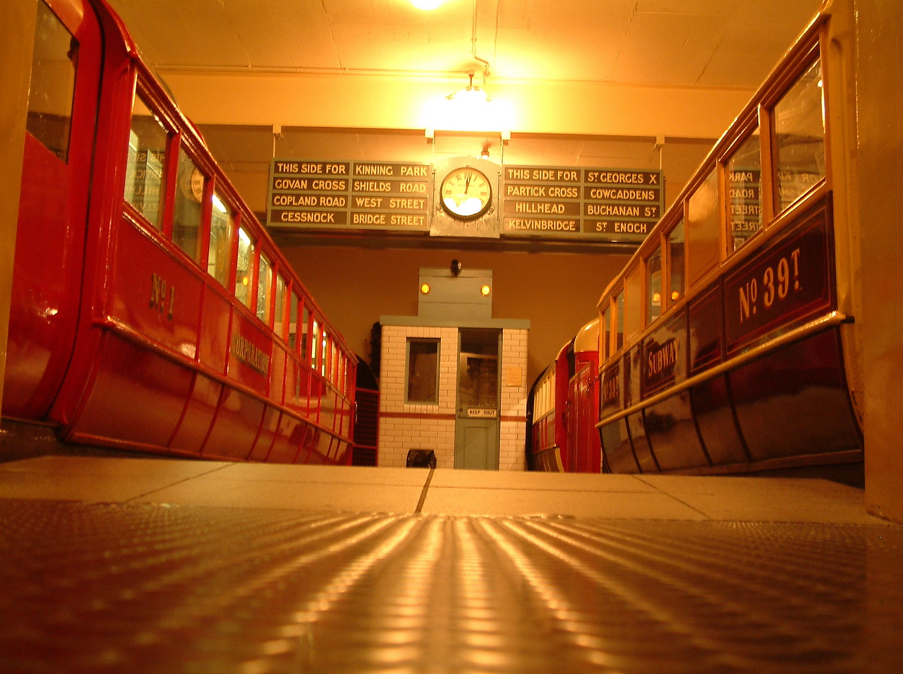 Glasgow underground trains
