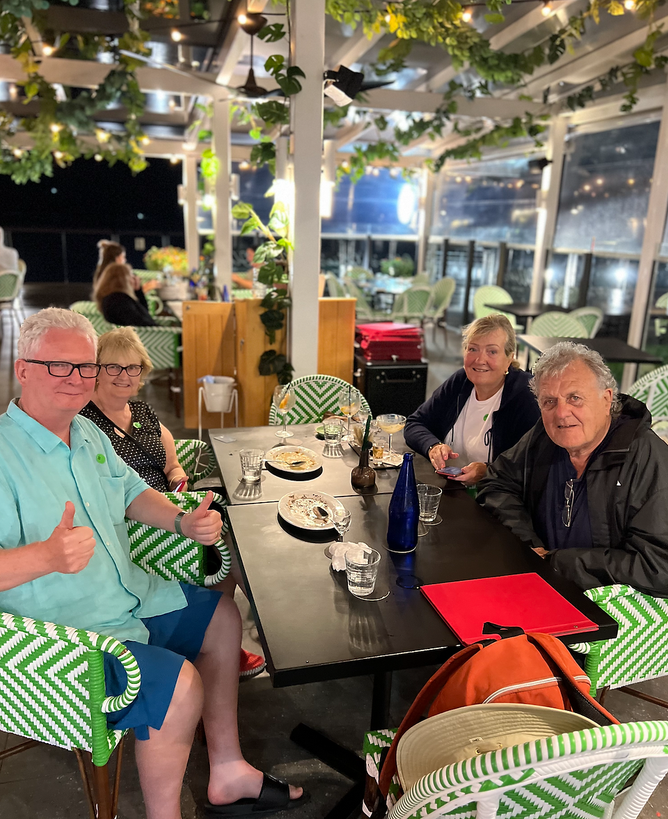 Dinner at Ollies in Cairns
