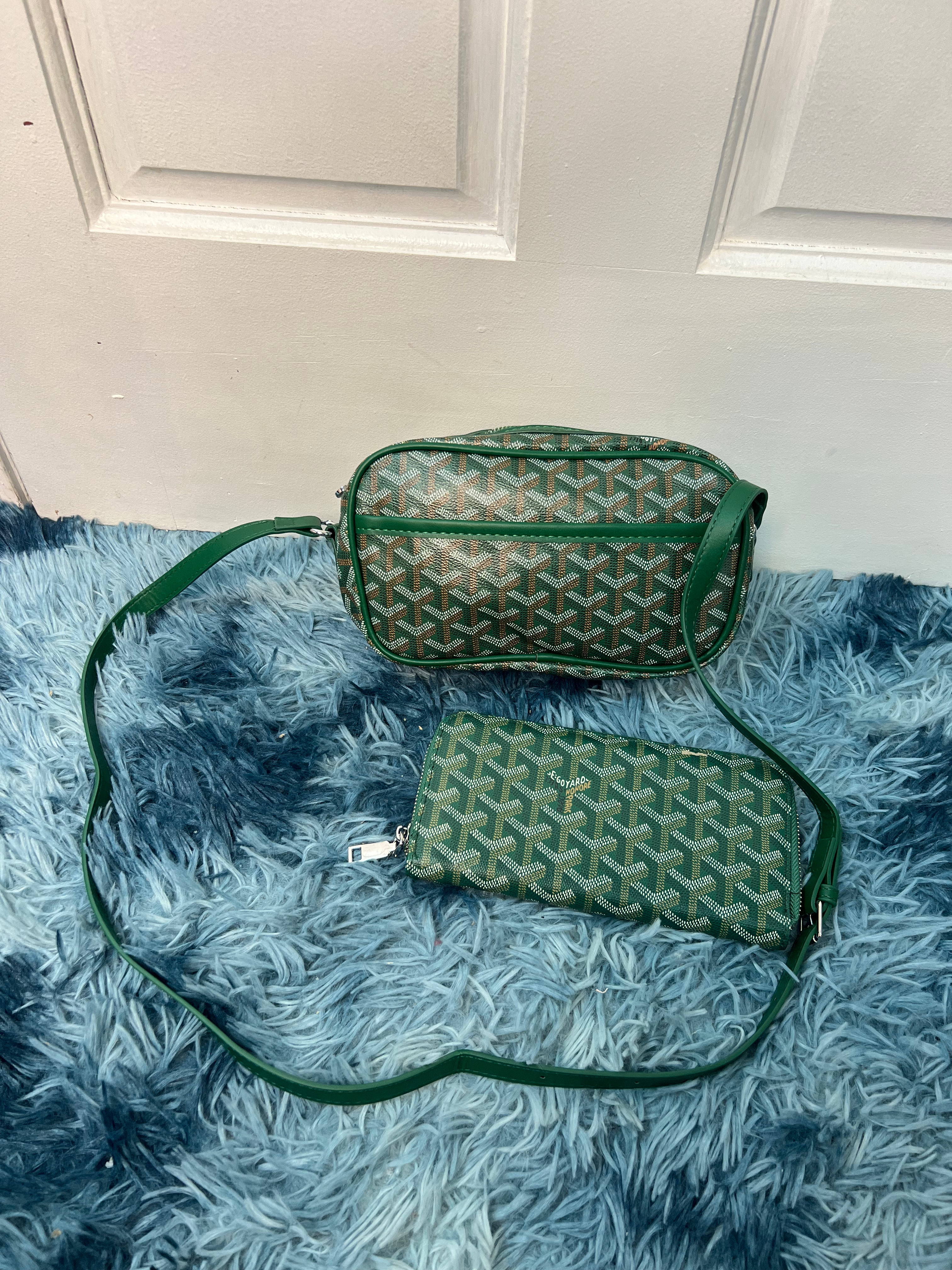 GOYARD BAG 2PC 