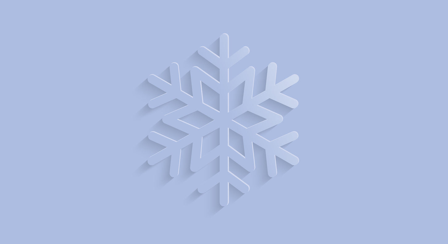 bleu flocon de neige