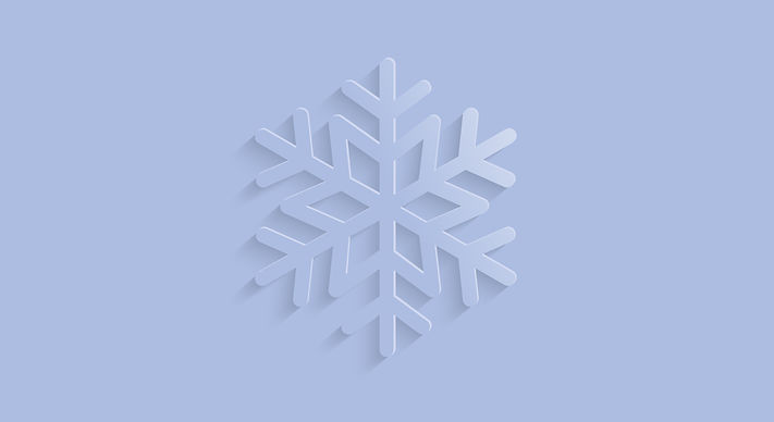 Blue Snowflake