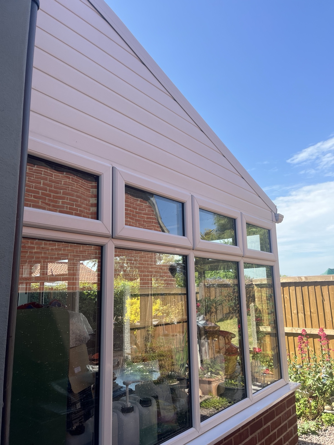 Cladding after cleaning