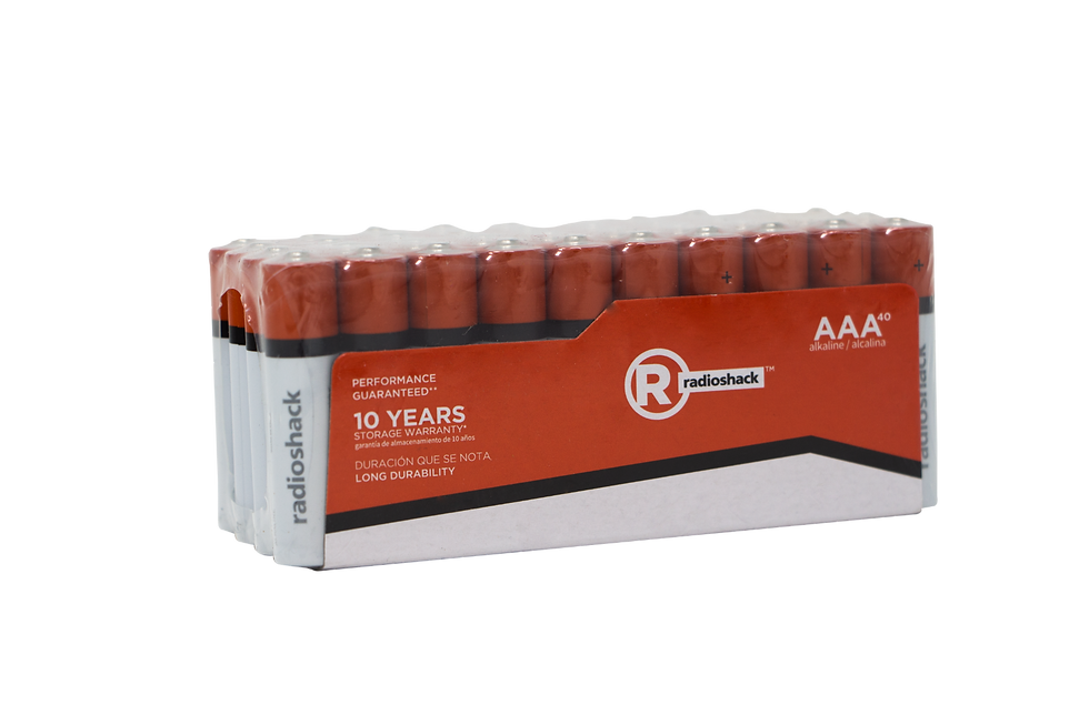 Thumbnail: AAA Batteries RadioShack 40 PK
