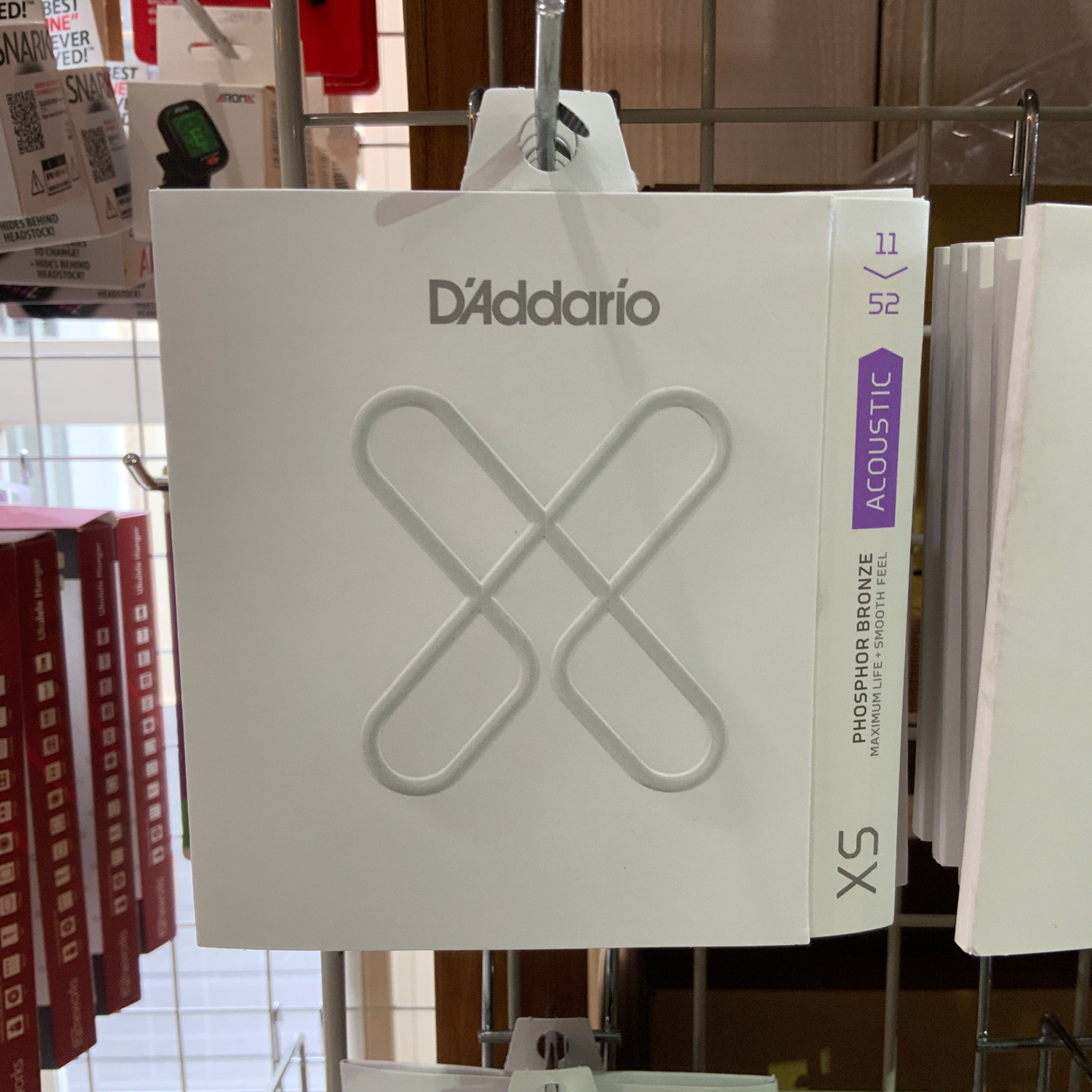 D’Addario XS Phosphor Bronze  Custom Light 11-52