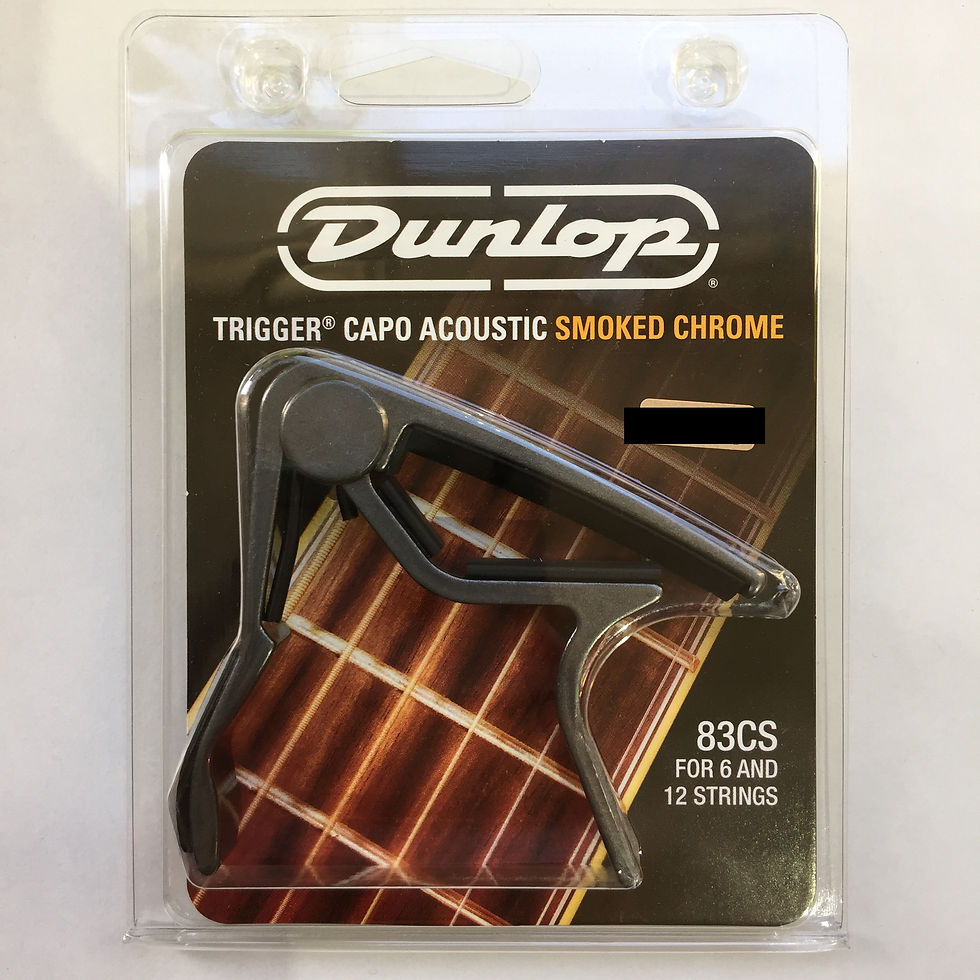 Dunlop Trigger Capo Acoustic "Smoked Crome" 83CS