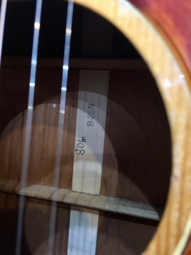 Gibson B-25N 1968・リフレット済み（PLEK使用） Gibson B-25N 1968・リフレット済み（PLEK使用）