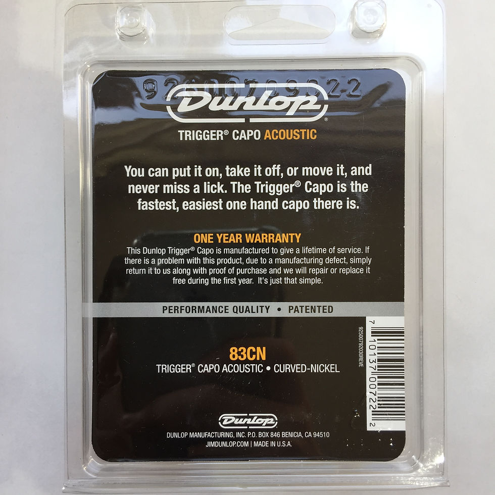 Thumbnail: Dunlop Trigger Capo Acoustic 83CN