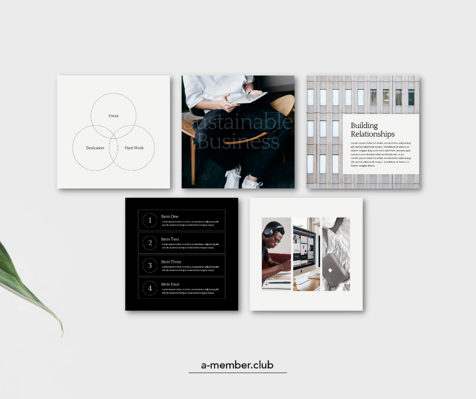 Thumbnail: Minimalist Business Social Media Templates