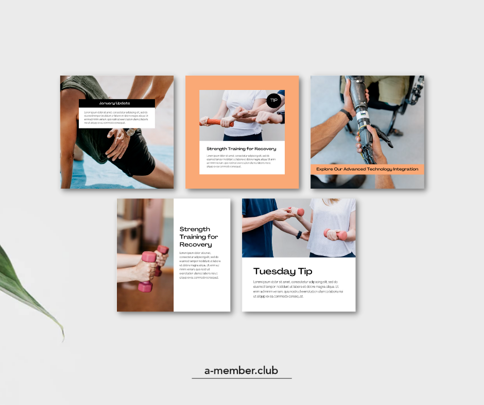 Thumbnail: Physio Social Media Templates