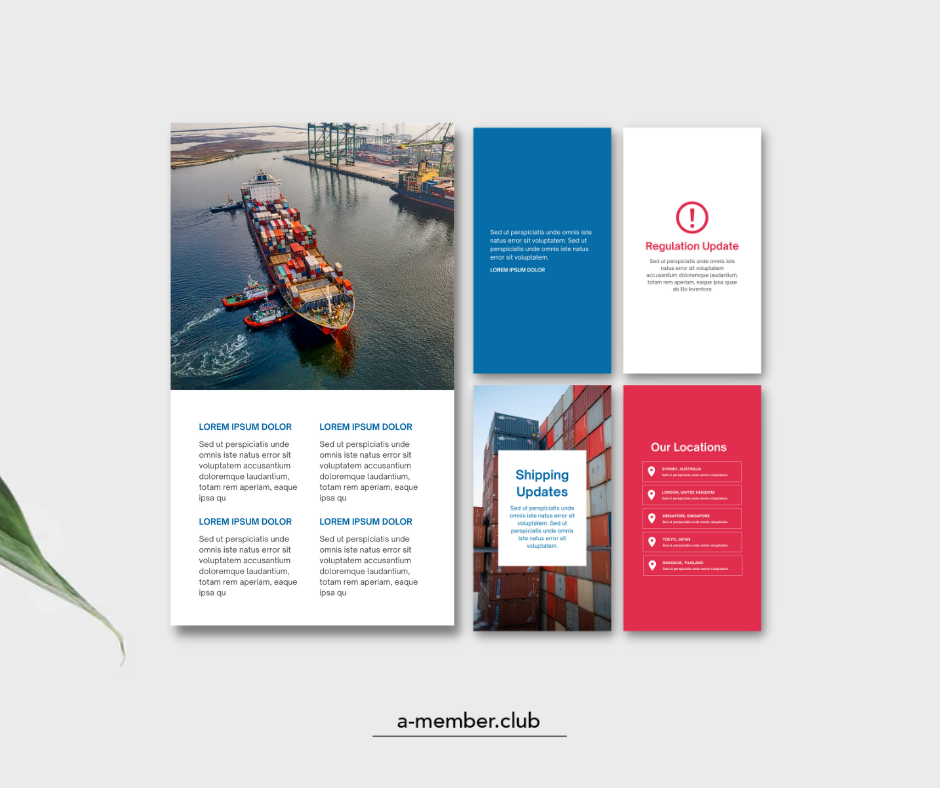 Thumbnail: Logistics Shipping Social Media Story Template