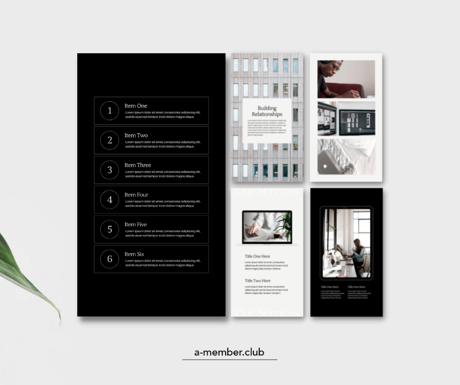 Thumbnail: Business Minimalist Social Media Story Templates