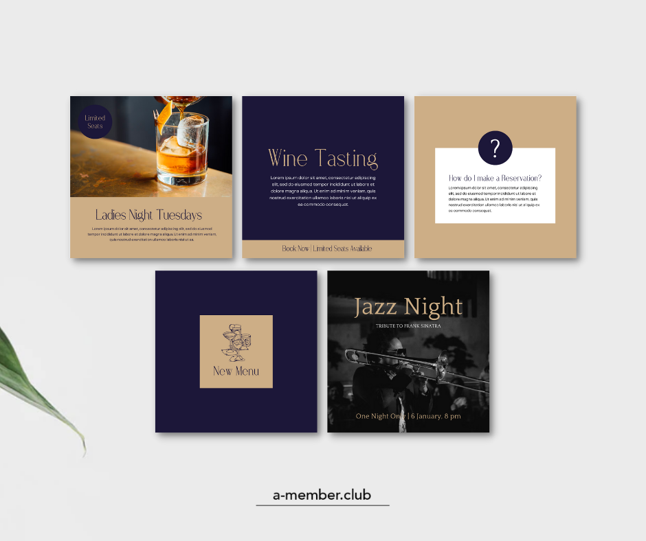 Thumbnail: Bar Social Media Templates