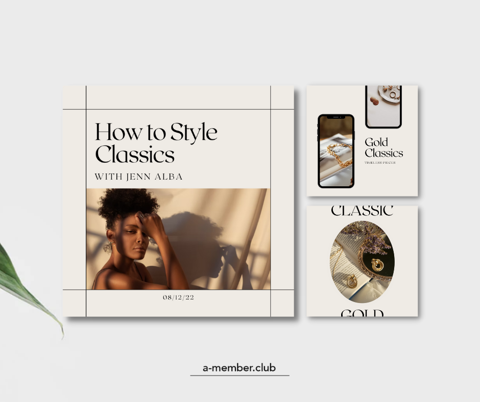 Thumbnail: Jewellery Social Media Templates