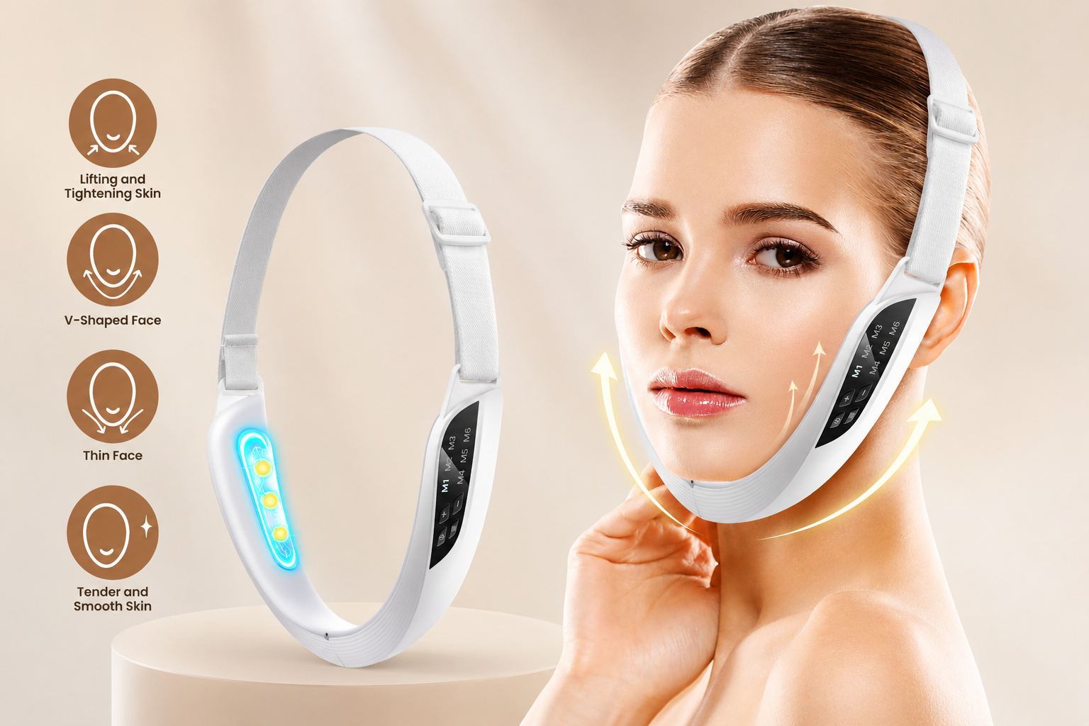 G'lore V-Contour EMS Sculpting Device