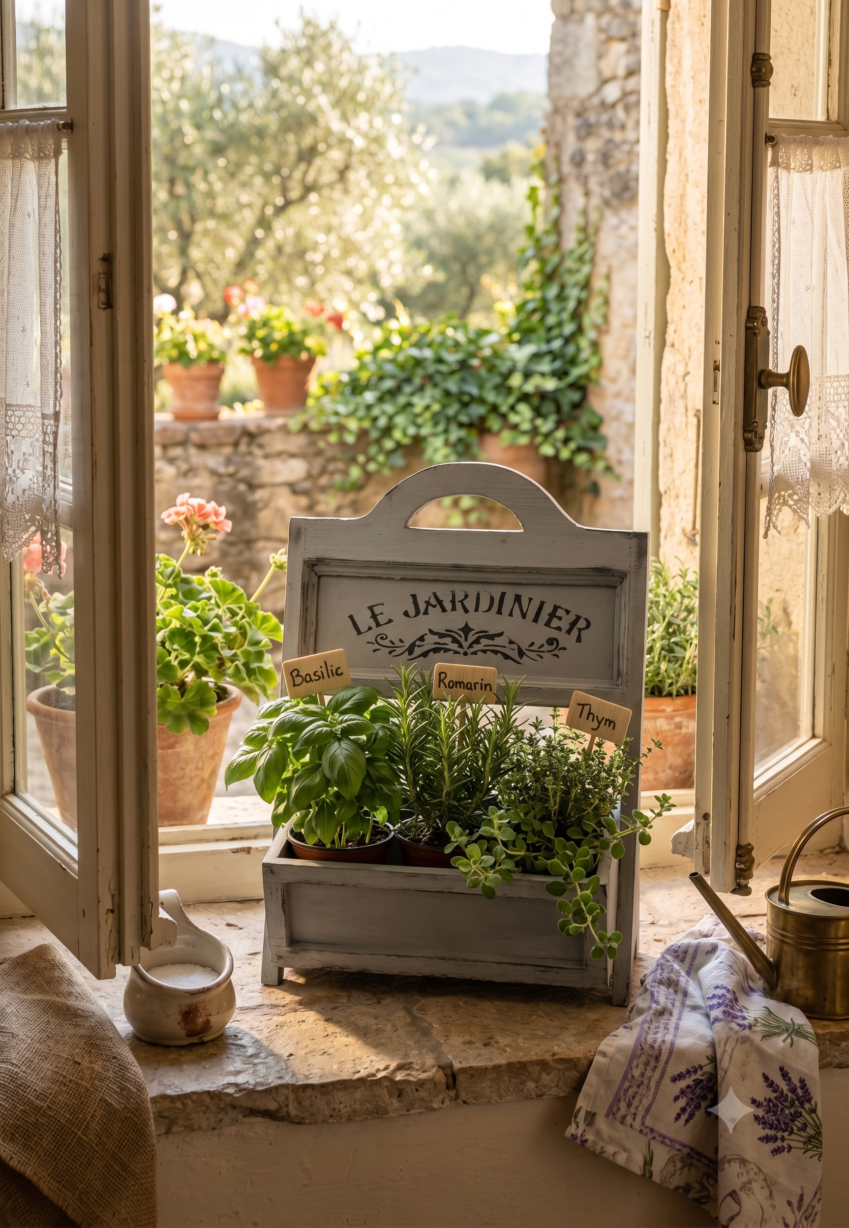 Il fascino della Provenza in un dettaglio: il porta vasi "Le Jardinier"