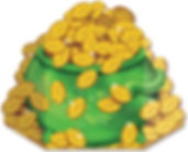 Pack of 6 St Patrick's Day Pot-O-Gold Stand-up Cutout Decorations 3.5'