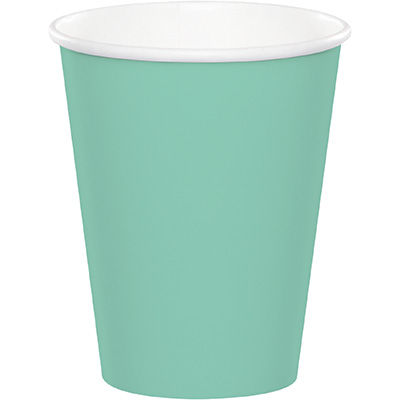 Thumbnail: 9 Ounce Paper Hot/Cold Cup Solid Color, Pack of 24