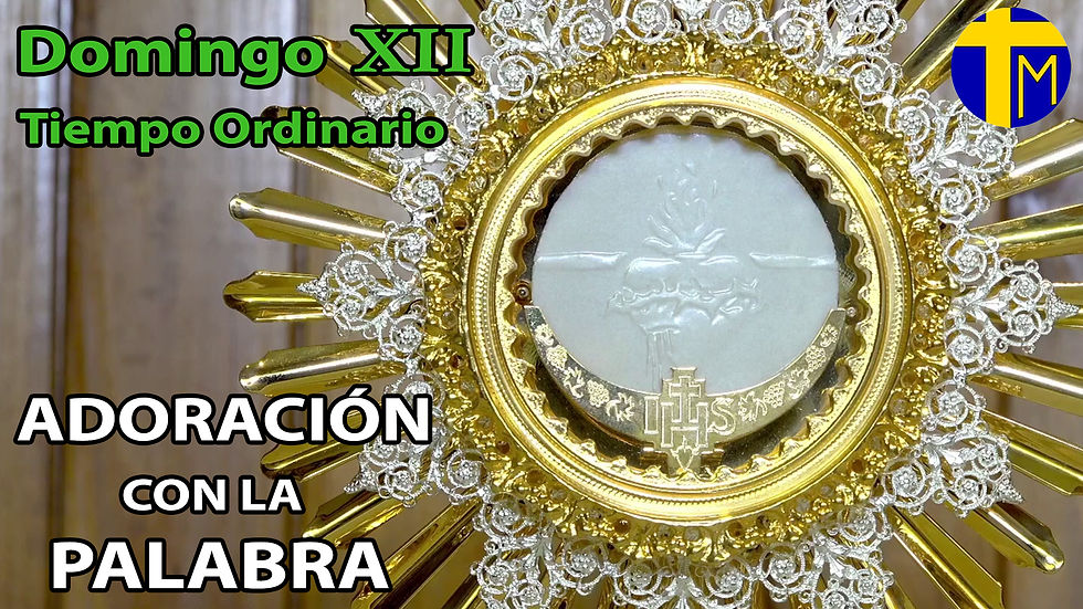Oración de la mañana. Adoración con la Palabra. Domingo 12 del Tiempo Ordinario. Año A.