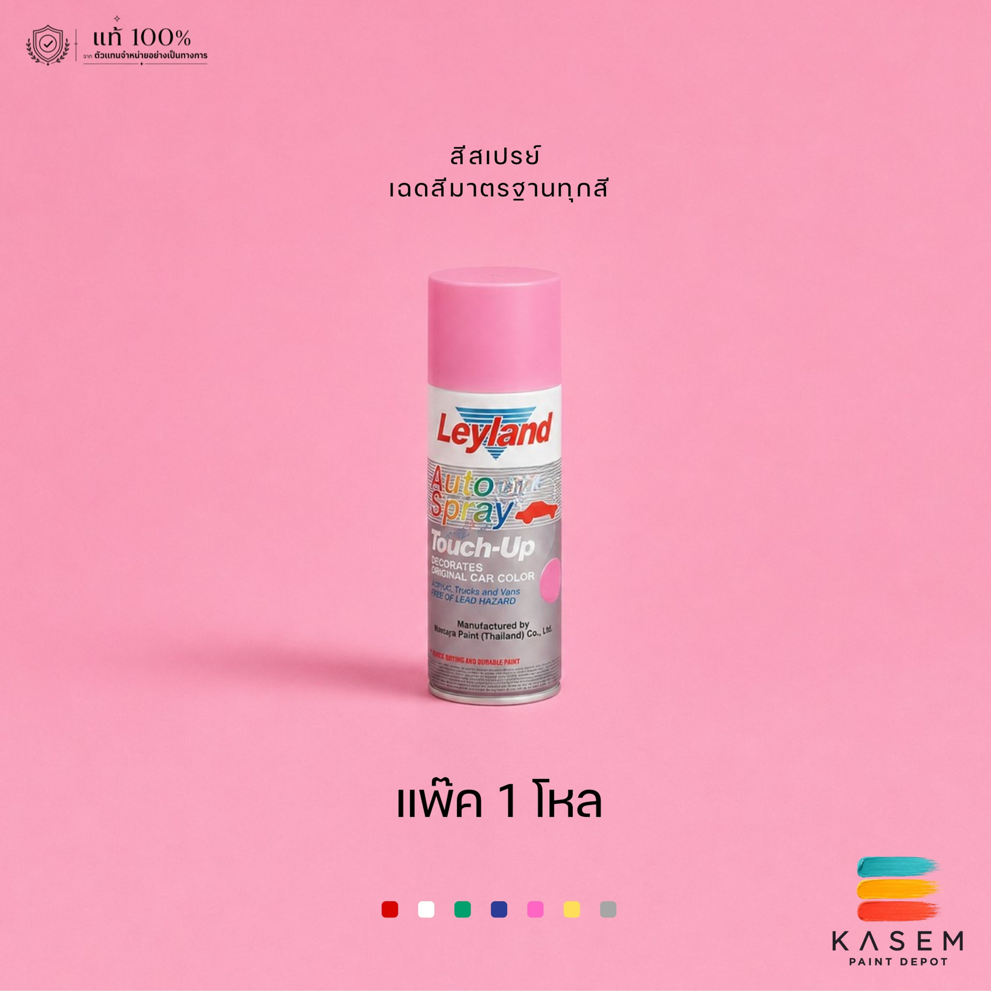 สีสเปรย์เลย์แลนด์ Leyland Spray Paint สีมาตรฐาน จำนวน 1 โหล (12กระป๋อง)