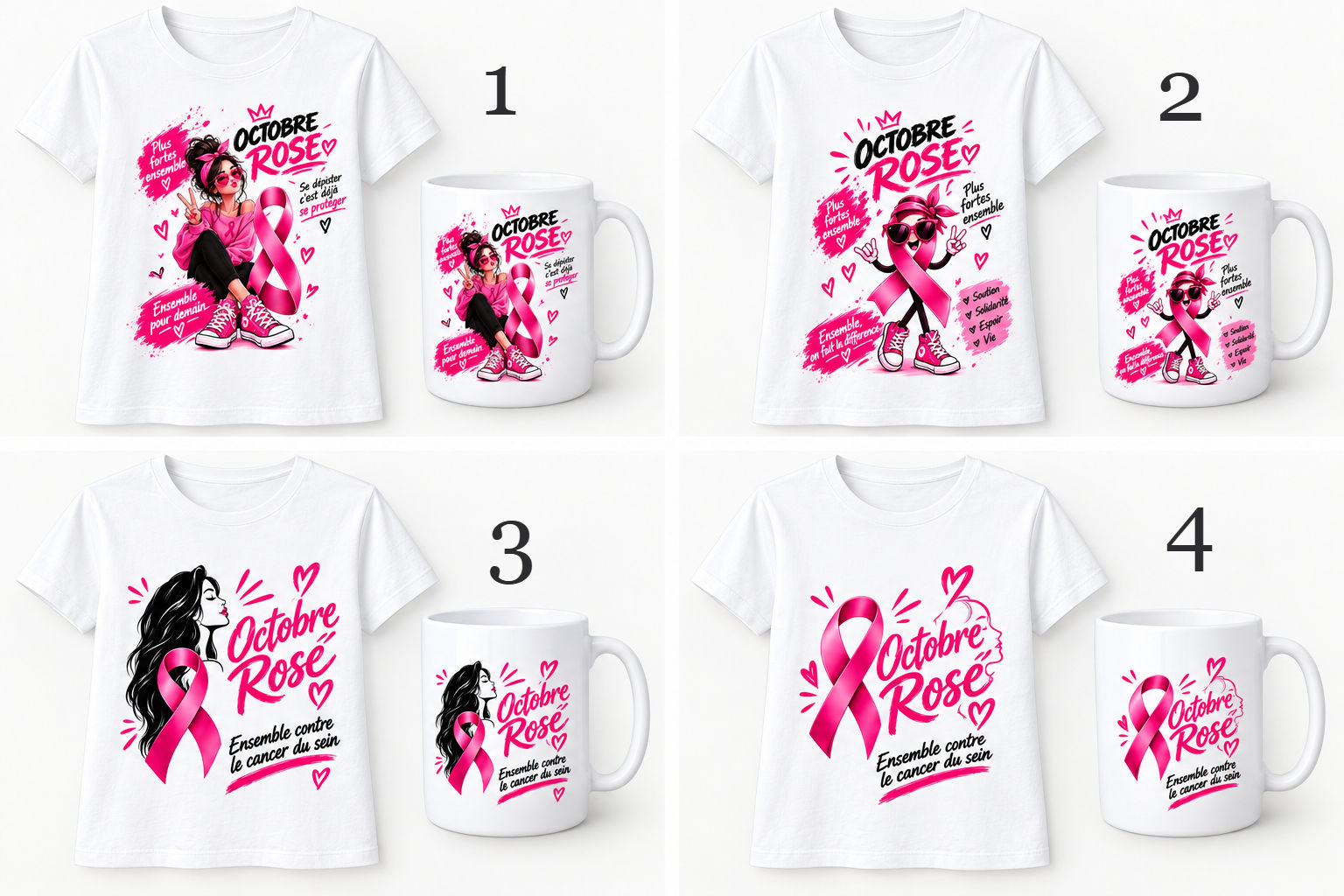 T-shirt Octobre Rose